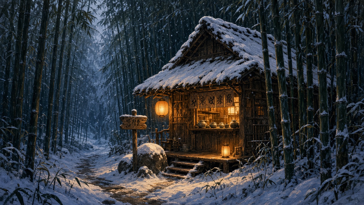 雪の茶屋