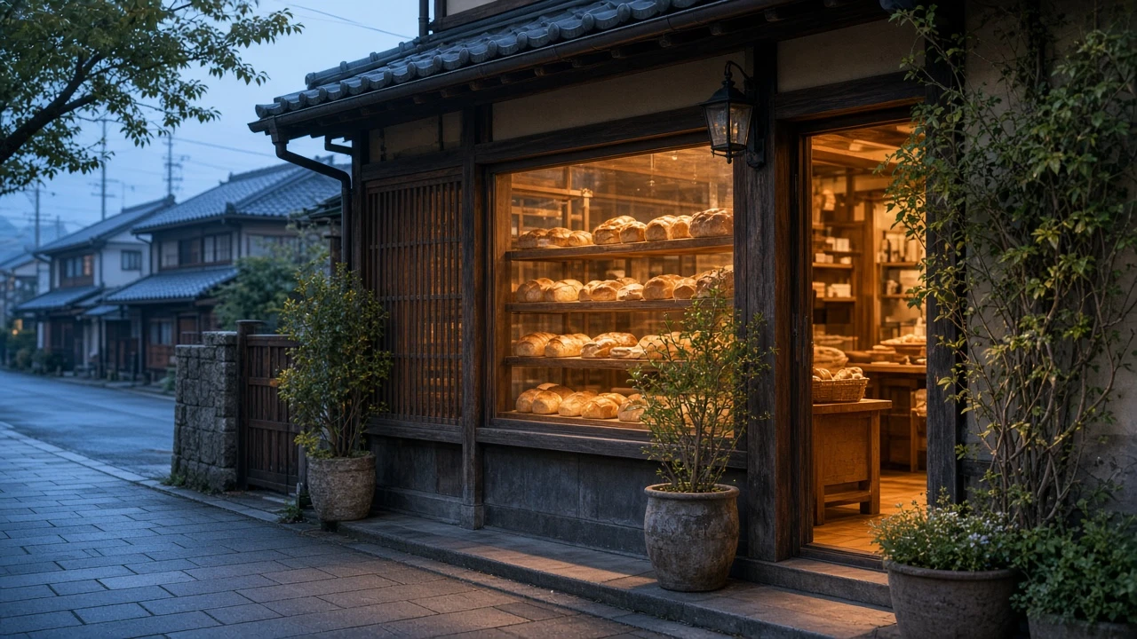朝のパン屋