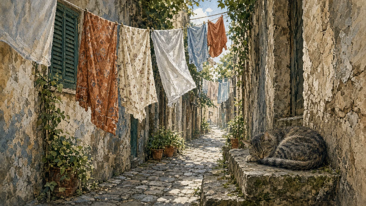 路地の猫背