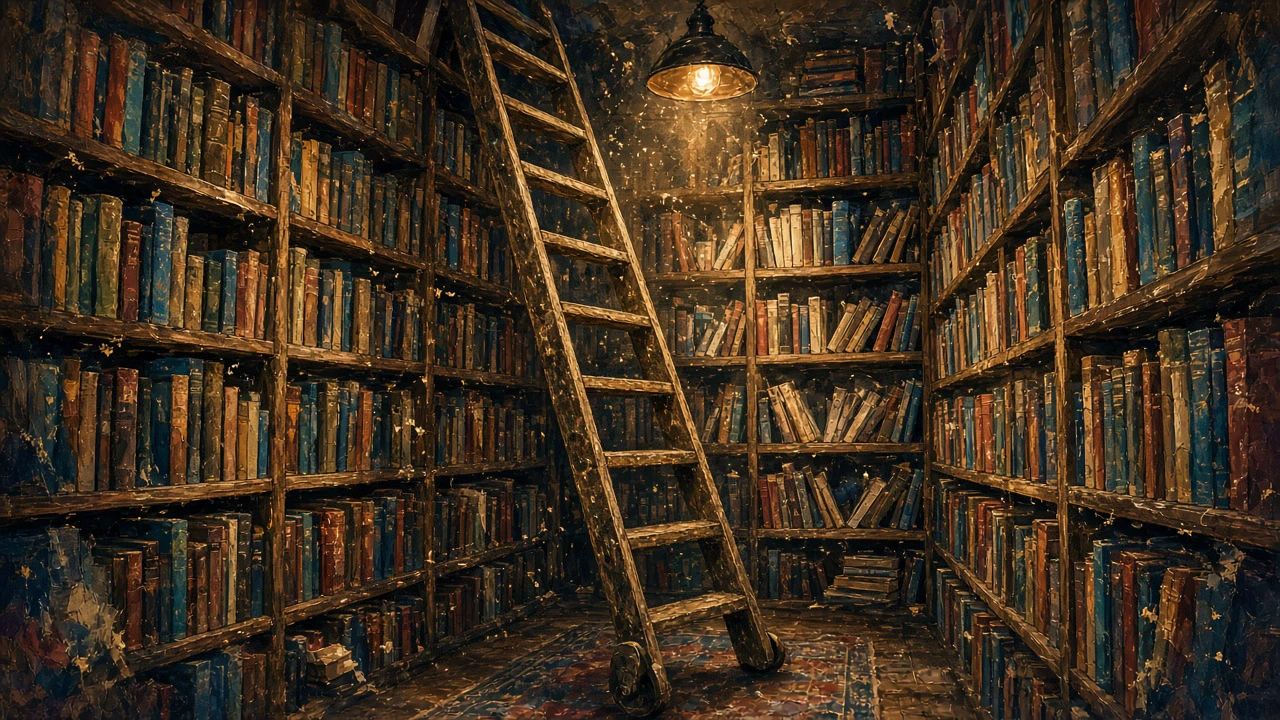 古本屋の梯子