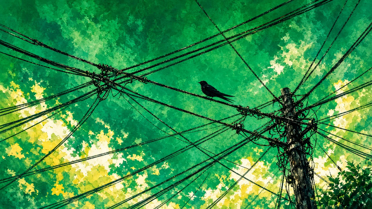 緑の電話線