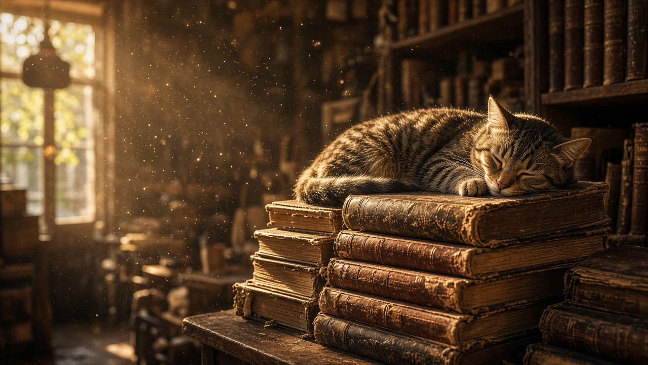 陽だまりの猫と古書店