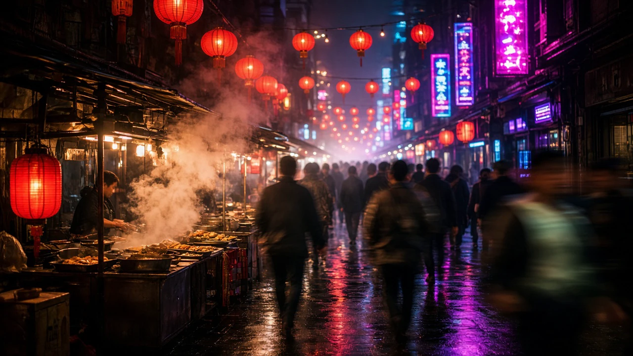 提灯の夜市