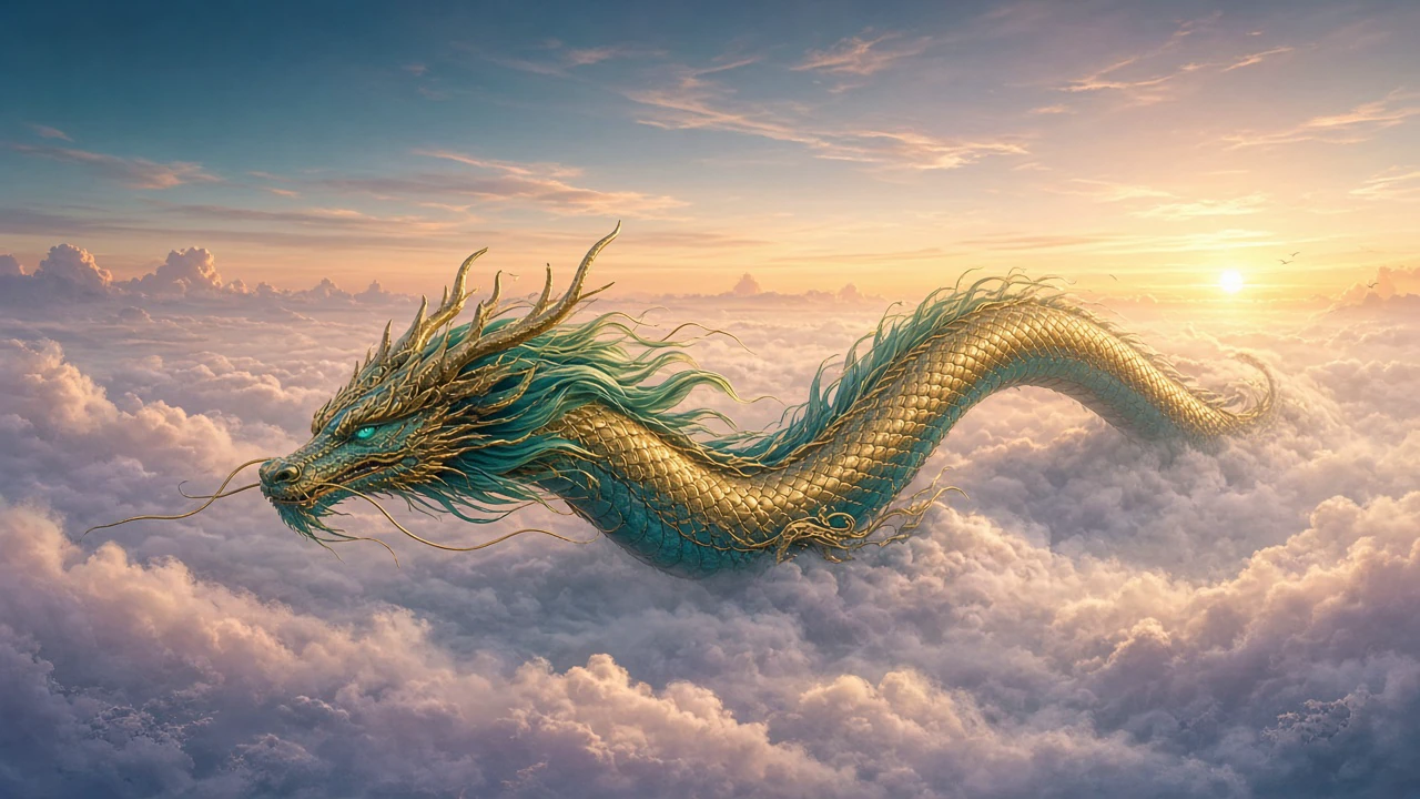 雲海を泳ぐ龍